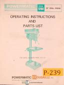 Powermatic-Powermatic Houdaille 1150-A, Vetical Drill Press, Operations Manual 1979-1150-A-03